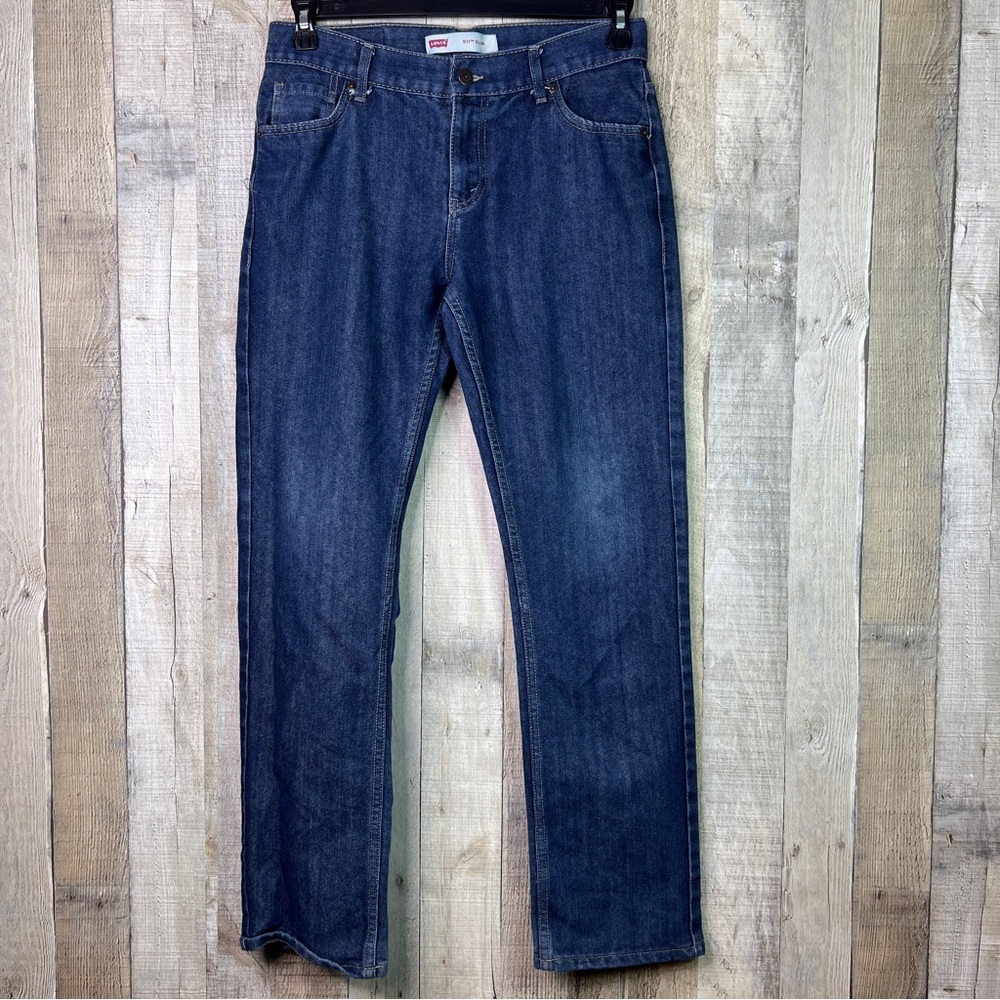Levi’s Size 20 Boys Regular Waist 30” Inseam: 30” Per Tag Slim Blue Deni…